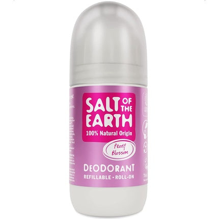 Salt of the Earth Natural Deodorant Roll On Peony Blossom 75ml Salt Of The Earth