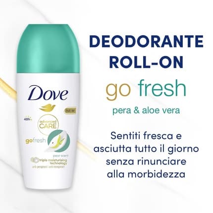 Dove Advanced Care Pear and Aloe Roll On Deodorant Déodorant (Déo) Mixte 50ml