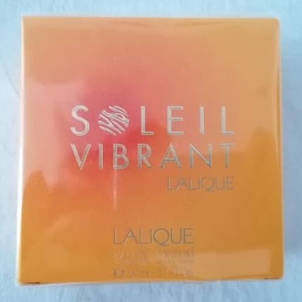 Lalique Soleil Vibrant 1.7 fl.oz. Sealed Rare Eau de Parfum (EDP) Mixte 50ml