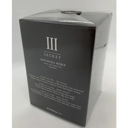 Eisenberg Les Orientaux Latins Secret III Patchouli Noble Pour Homme 30ml Eisenberg