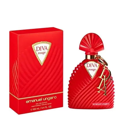 Emanuel Ungaro Diva Rouge Eau de Parfum spray pour femme  3.4 fl oz, 1oz équivaut à 30ml Emanuel Ungaro