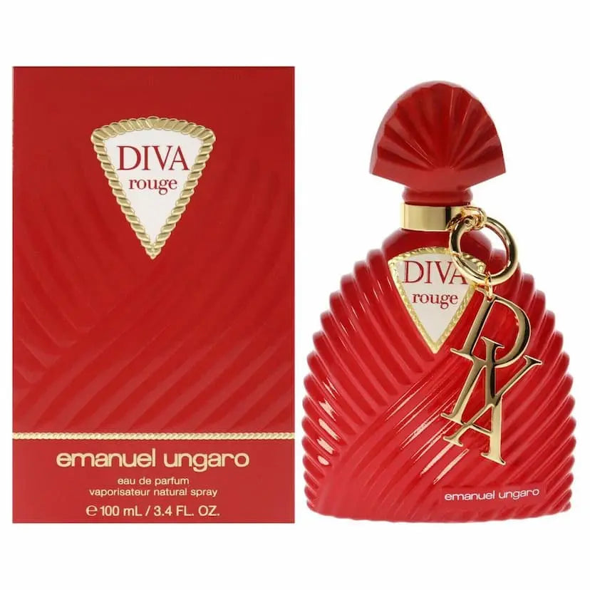 Emanuel Ungaro Diva Rouge Eau de Parfum spray pour femme  3.4 fl oz, 1oz équivaut à 30ml Emanuel Ungaro