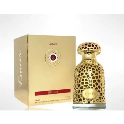 Emeer par Lattafa 3.4oz, 1oz équivaut à 30ml Eau de parfum  Spray for Unisex Lattafa