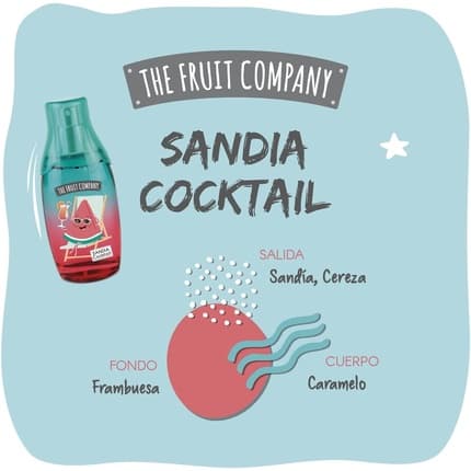 The Fruit Company SANDIA COCKTAIL Fragrance from Spain Summer Edition Eau de Toilette (EDT) Femme 40ml