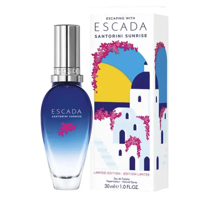 Escada Santorini Sunrise Limited Edition Eau de Toilette 30ml 1 fl oz, 1oz équivaut à 30ml Escada