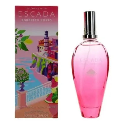 Escada Sorbetto Rosso 3.3oz, 1oz équivaut à 30ml Eau de toilette  Spray Femme Limited Edition Escada