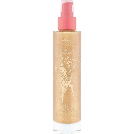 Essence Disney Classics Bambi Body Shimmer Gel 100ml - Woodland Gold Moisturizing and Smoothing Essence