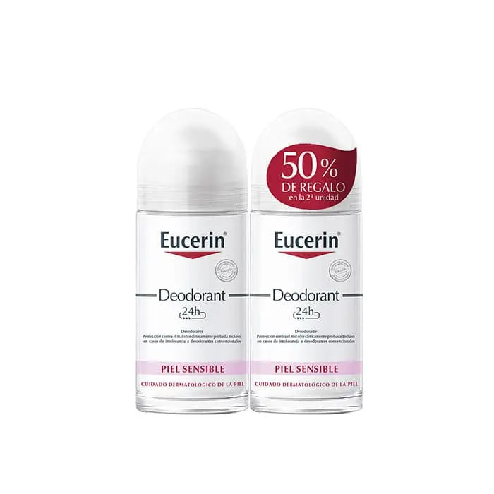 Eucerin Deodorant Roll On - Pack of 2 Eucerin