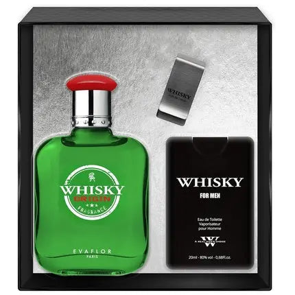 Evaflor Whisky Origin Eau De Toilette Spray Set - 100ml And 20ml Evaflor