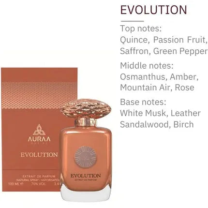 Evolution Extrait De Perfume 100ml by Auraa Desire Floral Woody Fragrance for Women Damask Rose Patchouli Sandalwood and Birch Scents Long Lasting Eau de Parfum Auraa Desire