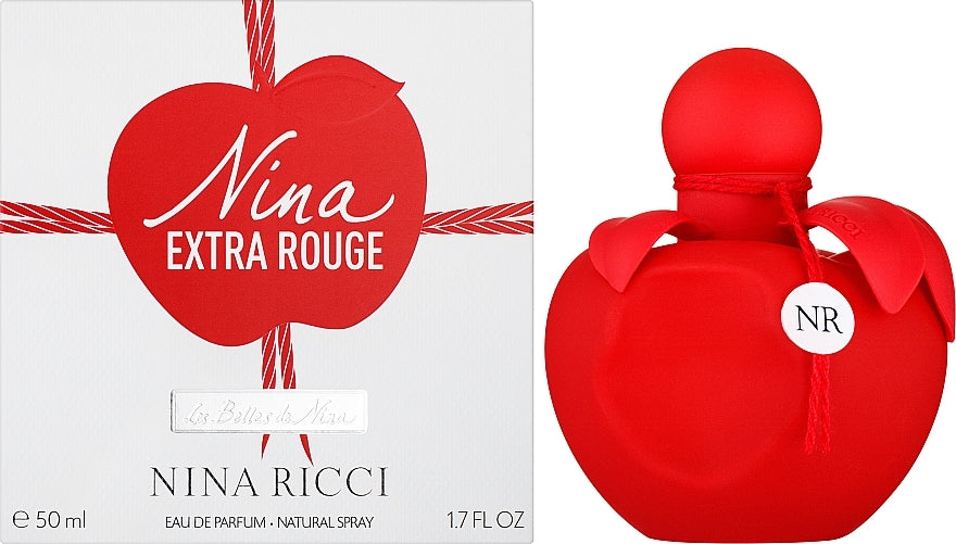 Nina Ricci NINA Extra Rouge Eau de Parfum pour femme  1.7fl oz, 1oz équivaut à 30ml/50ml Nina Ricci