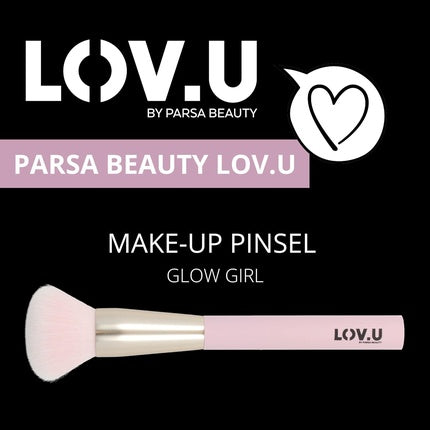 PARSA Beauty LOV.U Makeup Brush for Applying Makeup in Round Brush Shape - Foundation Brush - Makeup Brush - Foundation Brush