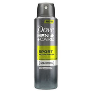 Dove Men+Care Sport Active + Fresh Deodorant Spray 150ml - Pack of 6 Unilever
