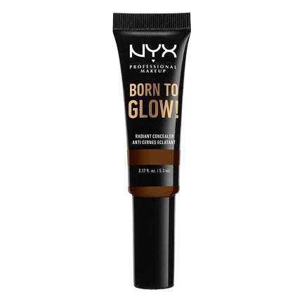 NYX PROFESSIONAL MAKEUP Born To Glow Radiant Concealer Medium Coverage 22.3 Walnut