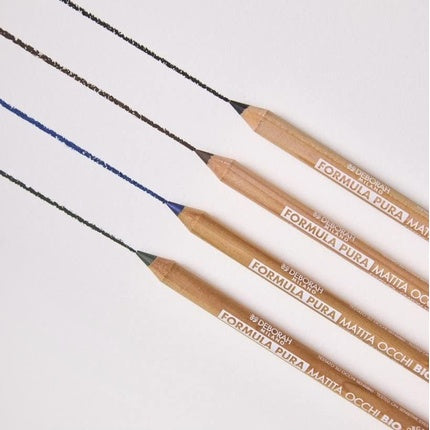 Deborah Milano Organic Formula Pura Eye Pencil Black No.1 High Tolerance for Sensitive Eyes 1 count