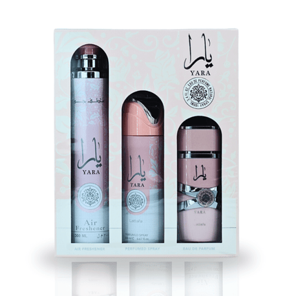 Lattafa Yara , Air Freshener + Perfumed Coffret (Coffret) Mixte 100ml