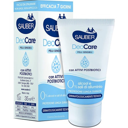 Sauber Deocare Deodorant Crème 35ml Sauber