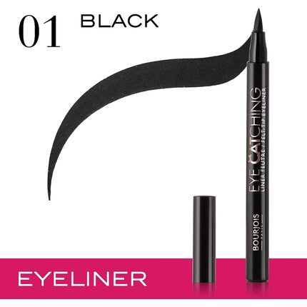 Bourjois Eye Catching Felt-Tip Eyeliner 01 Black