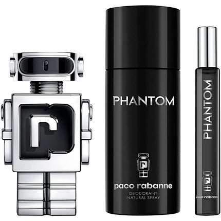 Paco Rabanne Phantom Set 50ml and 10ml Eau de Toilette Spray + 150ml Deodorant Spray Paco Rabanne