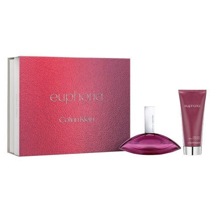 Calvin Klein Euphoria Woman Eau De Parfum Spray 100ml And Body Lotion 100ml Set Calvin Klein