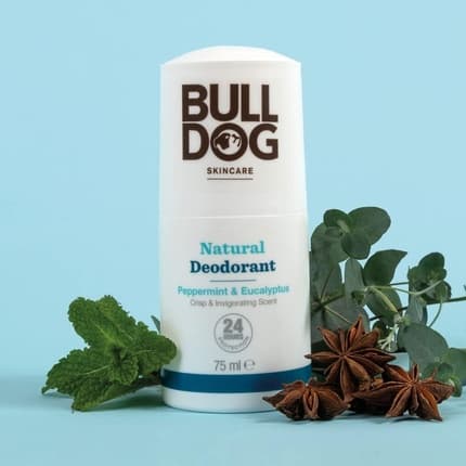Bulldog Natural Rollon Deodorant Peppermint & Eucalyptus Crisp Déodorant (Déo) Mixte 75ml