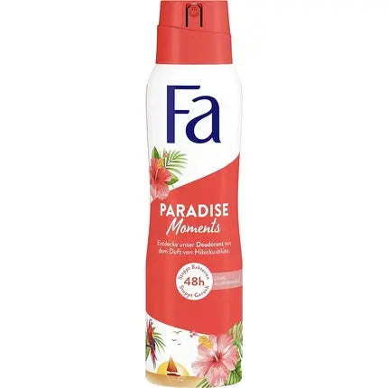 Fa Deodorant Spray Paradise Moments with the Tropical Scent of Hibiscus Flower 48h Protection 150ml FA