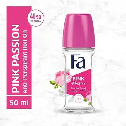 Fa Fa Hour Roll-On Deodorant Pink Passion 1.7 Ounce FA