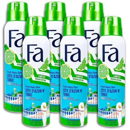 Fa French Happy Hour Cote D'Azur N' Tonic Deodorant Spray FA