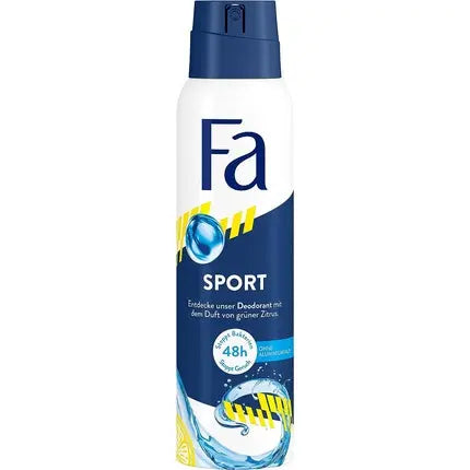 Fa Sport Deodorant Spray 48 Hours Green Citrus Scent FA