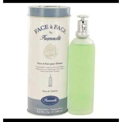 Face a Face by Faconnable EDT 3.3 Ounces 100ml Spray for Men Rare Edition New Facconable