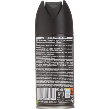 Babaria Body Splash Déodorant (Déo) Homme 150ml
