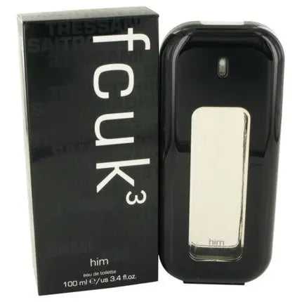 Fcuk 3 Eau De Toilette Spray 3.4 oz by French Connection for Men