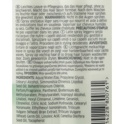 Wella Nutricurls Milky Nourishing Spray 0.16501kg