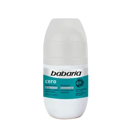Babaria Babaria Deodorant Roll On Zero Déodorant (Déo) Mixte 50ml