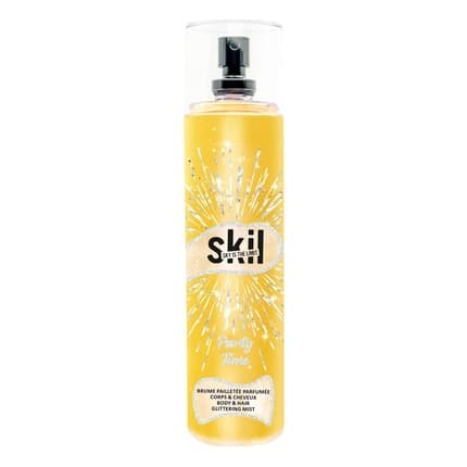 Jeanne Arthes Skil Sequin Party Time Perfume Mist Night Call Collection Musk Vanilla Scent Bottle - Made in France to Grasse Eau de Parfum (EDP) Femme 250ml