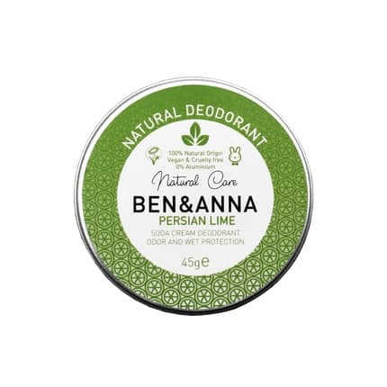 Ben&Anna Natural Deodorant Cream In Metal Tin Persian Lime Déodorant (Déo) Mixte 45g