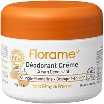 Florame Body Deodorant Cream Orange-Mandarin 50g Florame