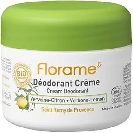 Florame Body Deodorant Cream Verbena-Lemon 50g Florame