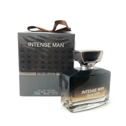 Fragrance World Intense Man Deluxe Edition Eau De Parfum Spray for Men 3.4 Ounce Fragrance World