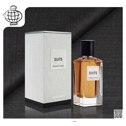 Fragrance World Suits Eau de Parfum Perfume for Unisex 100ml 3.4 Fl Oz Fragrance World