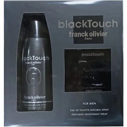 Franck Olivier Black Touch EDT 100ml and Deodorant 250ml Coffret Franck Olivier