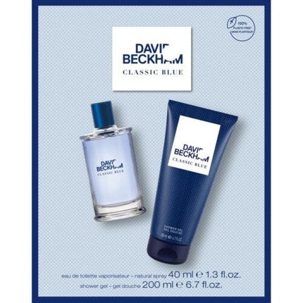 David Beckham Classic Blue Coffret Eau de Toilette 40ml and Shower Gel 200ml Coty