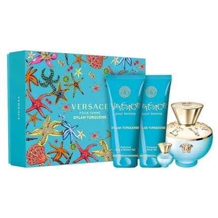 Versace Dylan Turquoise Gift Set - + + Shower Gel + Body Lotion Coffret (Coffret) Femme 100ml