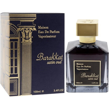 BARAKKAT OUD SATIN Eau de Parfum Spray 100ml By Fragrance World - Youshah Perfumes