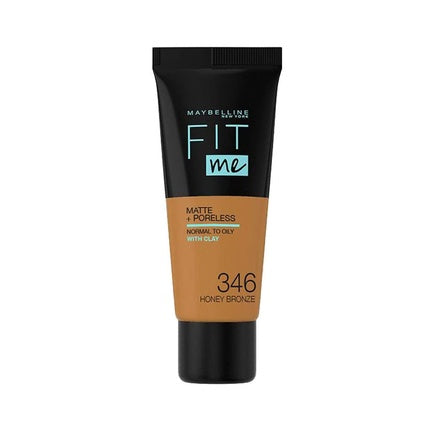 Maybelline Fit Me Matte + Poreless Foundation 346 Honey Bronze - Maybelline New York