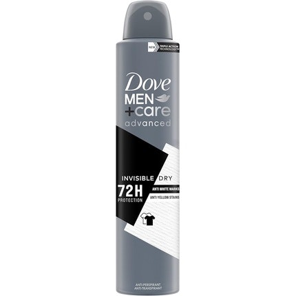 Dove + Care Advanced Invisible Dry Antiperspirant Aerosol Deodorant Déodorant (Déo) Homme 200ml