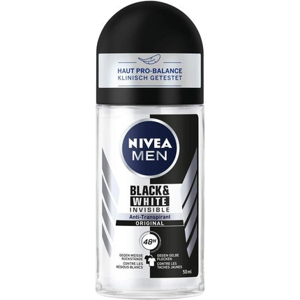 Nivea Men Invisible Roll-On Deodorant 50ml Nivea