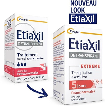 Etiaxil Antiperspirant Excessive Perspiration Treatment - Pack of 2 Déodorant (Déo) Homme 15ml