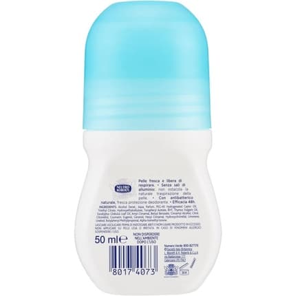 Italian Gourmet Neutro Roberts Fresh Deodorant Roll On Without Aluminum Salts Zero Stains Natural Protection Déodorant (Déo) Mixte 50ml