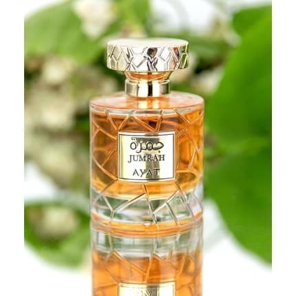 Ayat Perfumes Jumrah - Made in Dubai with Spicy Notes of Amber, Vanilla, Cinnamon, and Woody - Oriental and Eau de Parfum (EDP) Femme 100ml